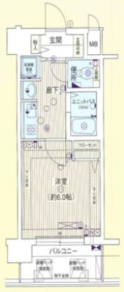 プレサンス東本町の間取り画像