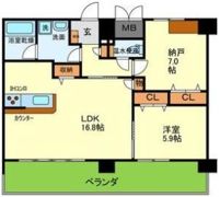ベロフィオーレ宮之阪の間取り画像