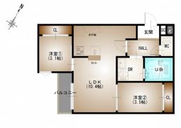 Grandtic-L 井口の間取り画像