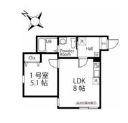 ハーミットクラブハウス桜木町TaEの間取り画像