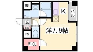 カノン甲南山手の間取り画像