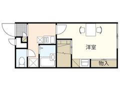 レオパレスアドミラルの間取り画像