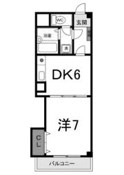 ラフォーレⅢの間取り画像