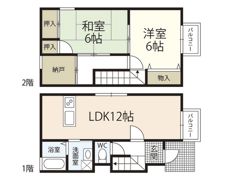 ファミーユうらた壱番館の間取り画像