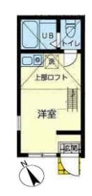 ユナイト石川町ペルファボーレの間取り画像