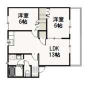 アネーロ白石の間取り画像