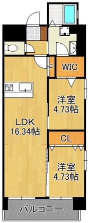 スマート到津の間取り画像