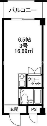明和ハイツ南江口の間取り画像