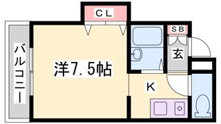 INK熊内パークの間取り画像