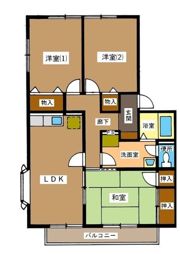 パークハイムA棟の間取り画像