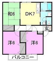 スプリングスヒル中央の間取り画像