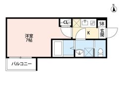 アレーズ六町の間取り画像