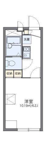 レオパレス鍵の間取り画像