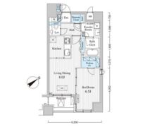 MFPRコート赤坂見附の間取り画像