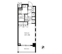 パークキューブ目黒タワーの間取り画像