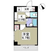 シャトール田口東白楽の間取り画像
