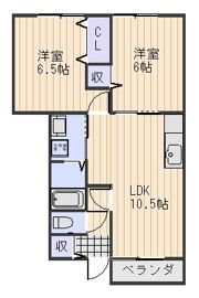 ハイツリー21 D棟の間取り画像