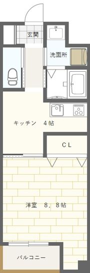 ロハスY新宿の間取り画像