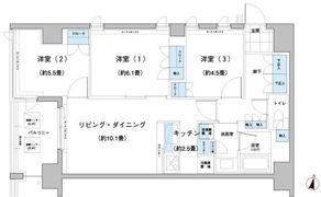 ガーデニエール砧レジデンスの間取り画像