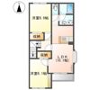 ブランシェ・憩の間取り画像