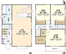 Kolet府中西府の間取り画像