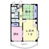 スリーズマンションの間取り画像