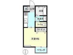 サンライズ双葉の間取り画像