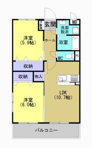 マンション・裕の間取り画像
