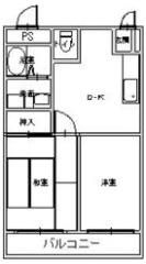 須崎ハイツの間取り画像