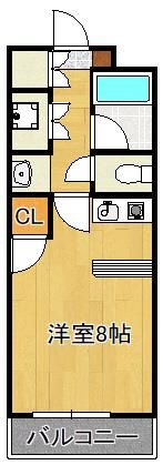 ジュネス陣原の間取り画像