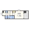 クラウンハイム北心斎橋フラワーコートの間取り画像