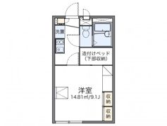 レオパレスこばなの間取り画像