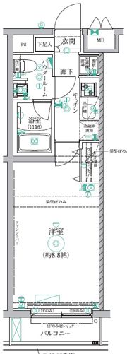 レアライズ新小岩の間取り画像