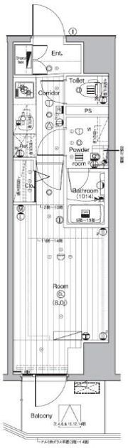 PREMIUM CUBE 池袋要町の間取り画像