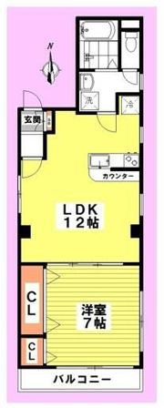 エレガント阿佐ヶ谷の間取り画像