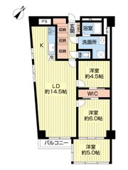 山下公園ハイツの間取り画像