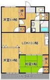 クレスト直方駅前の間取り画像