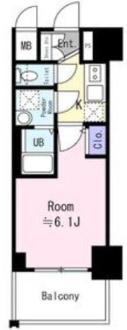 エスリード神戸兵庫駅ミッドポートの間取り画像