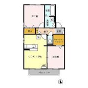 ローズコート 和田 Aの間取り画像
