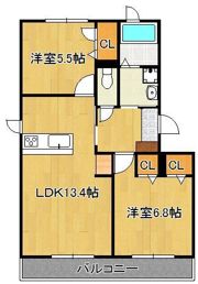 ラウンドシティ泉台の間取り画像