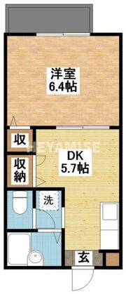 カーサ久山の間取り画像