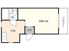 カーサ二葉の里の間取り画像