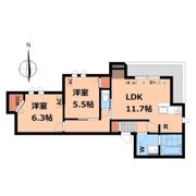 グランメゾン美鈴の間取り画像