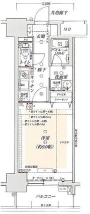 セレッソコート新大阪の間取り画像