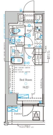 DIPS亀有駅前の間取り画像