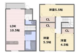 ソシオス赤間の間取り画像