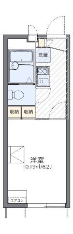 レオパレスフラワーⅢの間取り画像