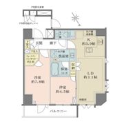ザ・パークハウス北青山の間取り画像