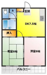 バンブーズの間取り画像