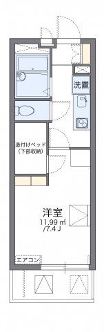 レオパレスシエスタの間取り画像